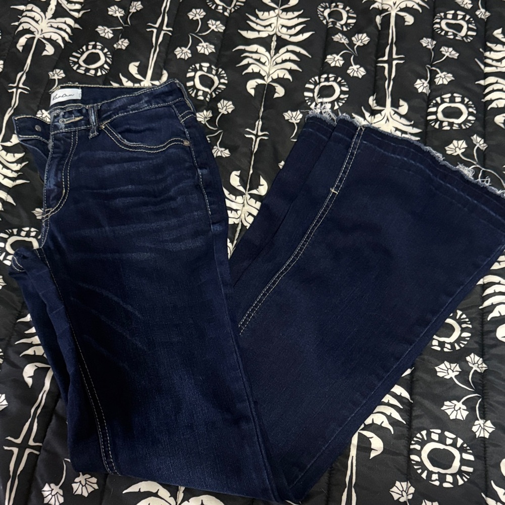 KanCan Deep Indigo Flare Jeans